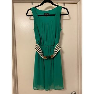 Green Dress w/ belt